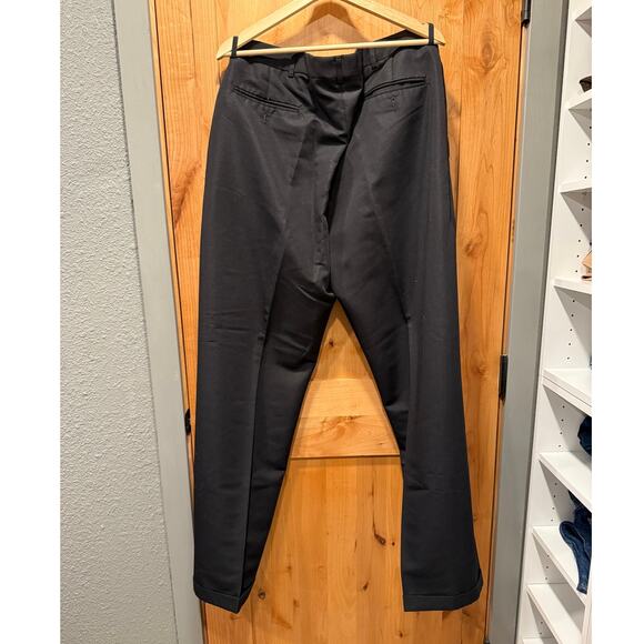 Haggar Black Dress Pants 34x34 - Picture 2 of 4
